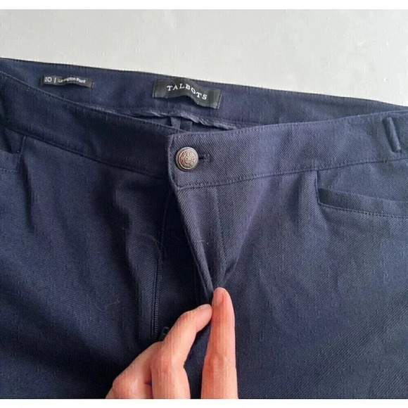 Talbots Womens Lexington Jegging Navy Blue Ankle Length Pants Size 10 - Picture 13 of 15